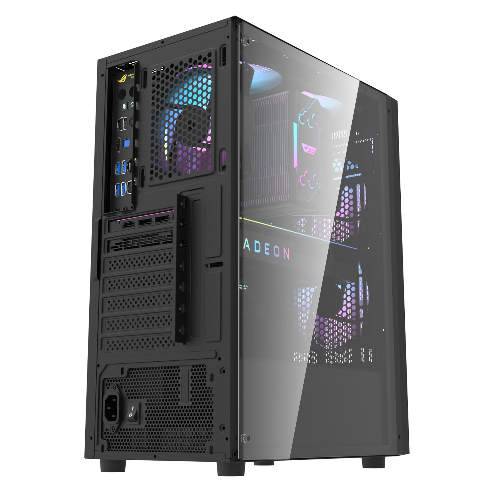 Vỏ case máy tính DarkFlash A290 (Mid Tower/ Đen)