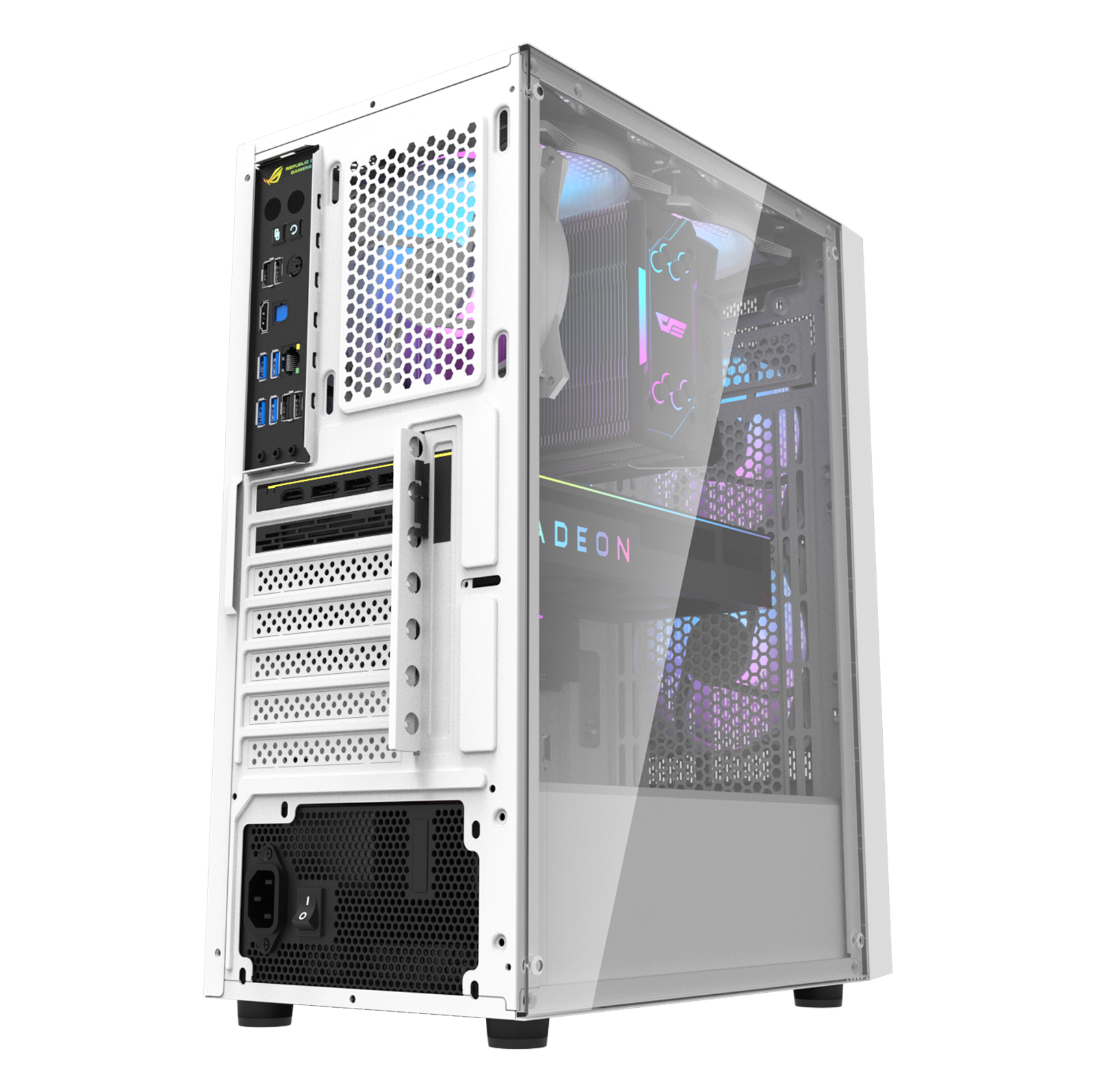 Vỏ case máy tính Darkflash A290 (Mid Tower / Trắng)