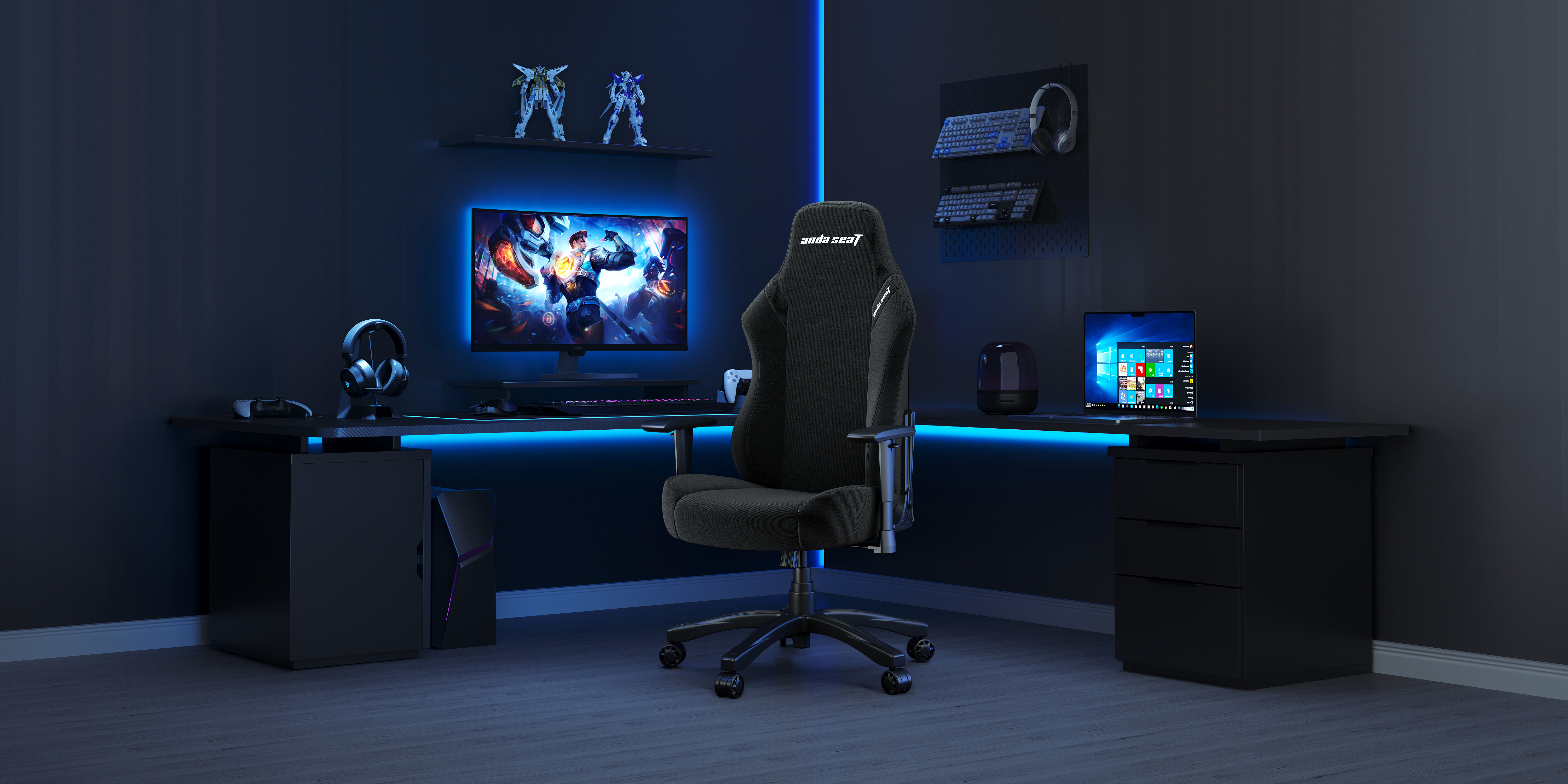 Ghế Gaming AndaSeat Luna Series Black AD18-44-B-F