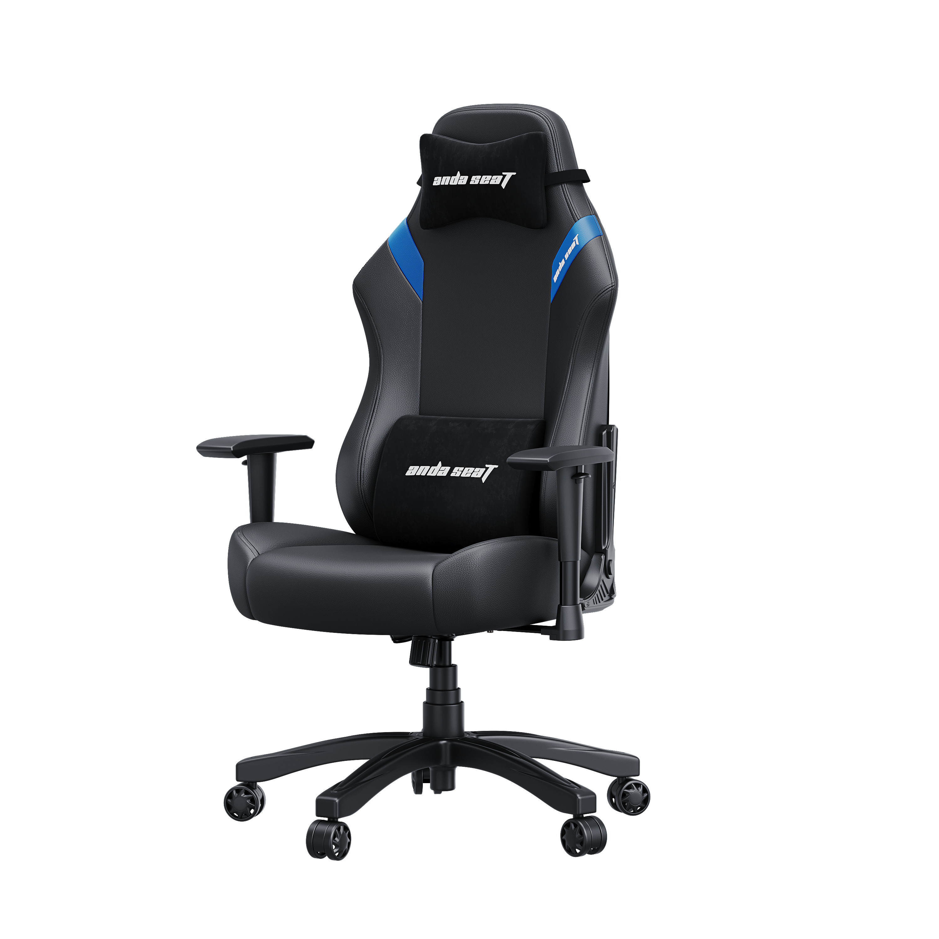 Ghế Gaming AndaSeat Luna Series Black Blue AD18-44-BS-PV
