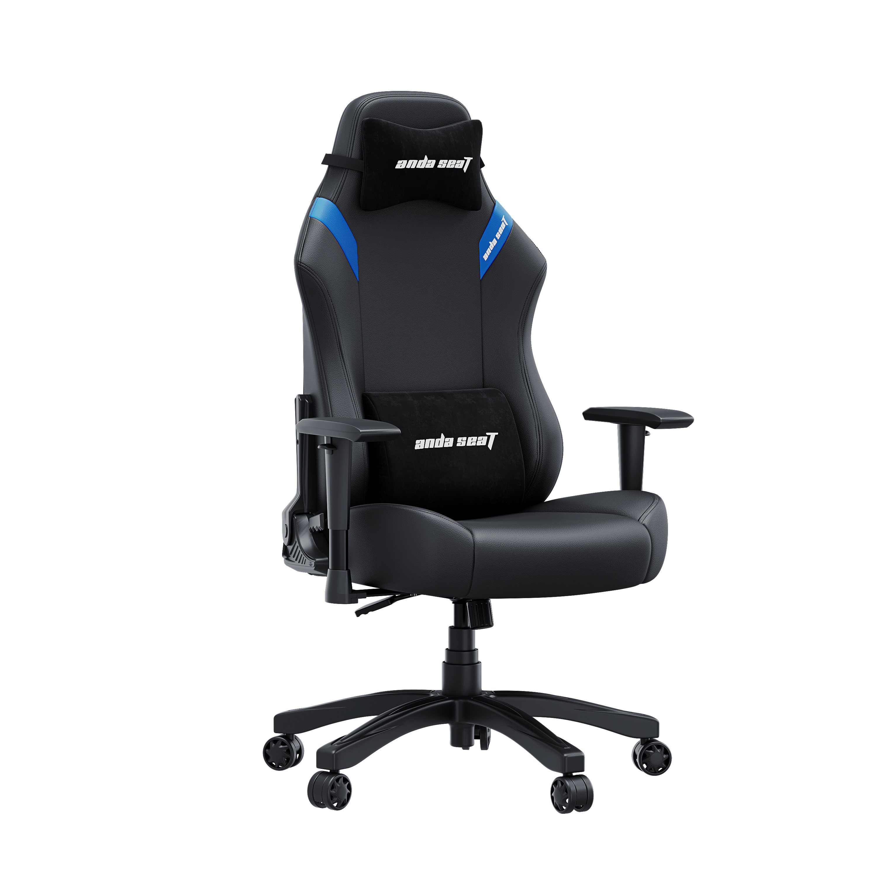 Ghế Gaming AndaSeat Luna Series Black Blue AD18-44-BS-PV