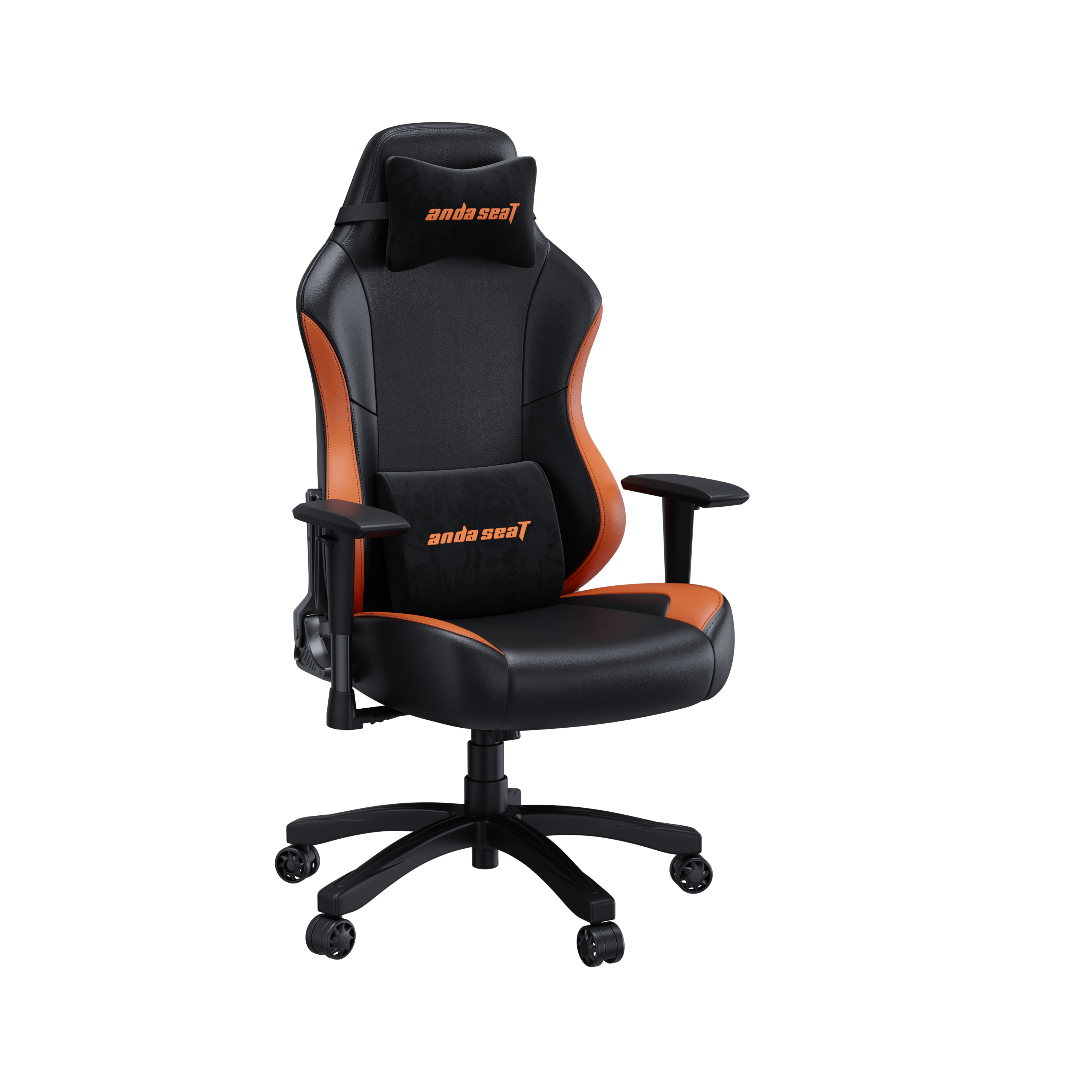 Ghế Gaming AndaSeat Luna Series Black Orange AD18-48-BO-PV