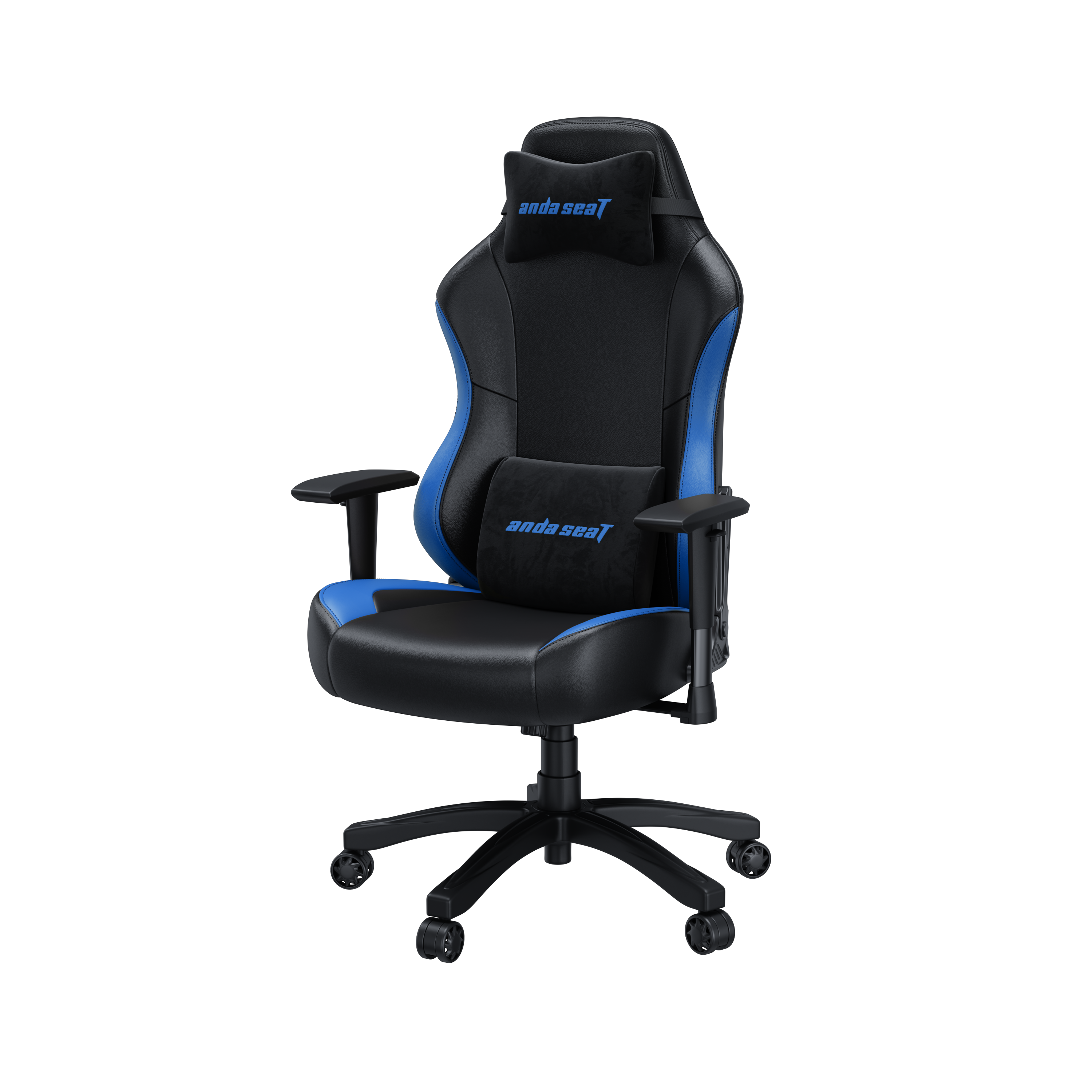 Ghế Gaming AndaSeat Luna Series Black Blue AD18-48-BS-PV