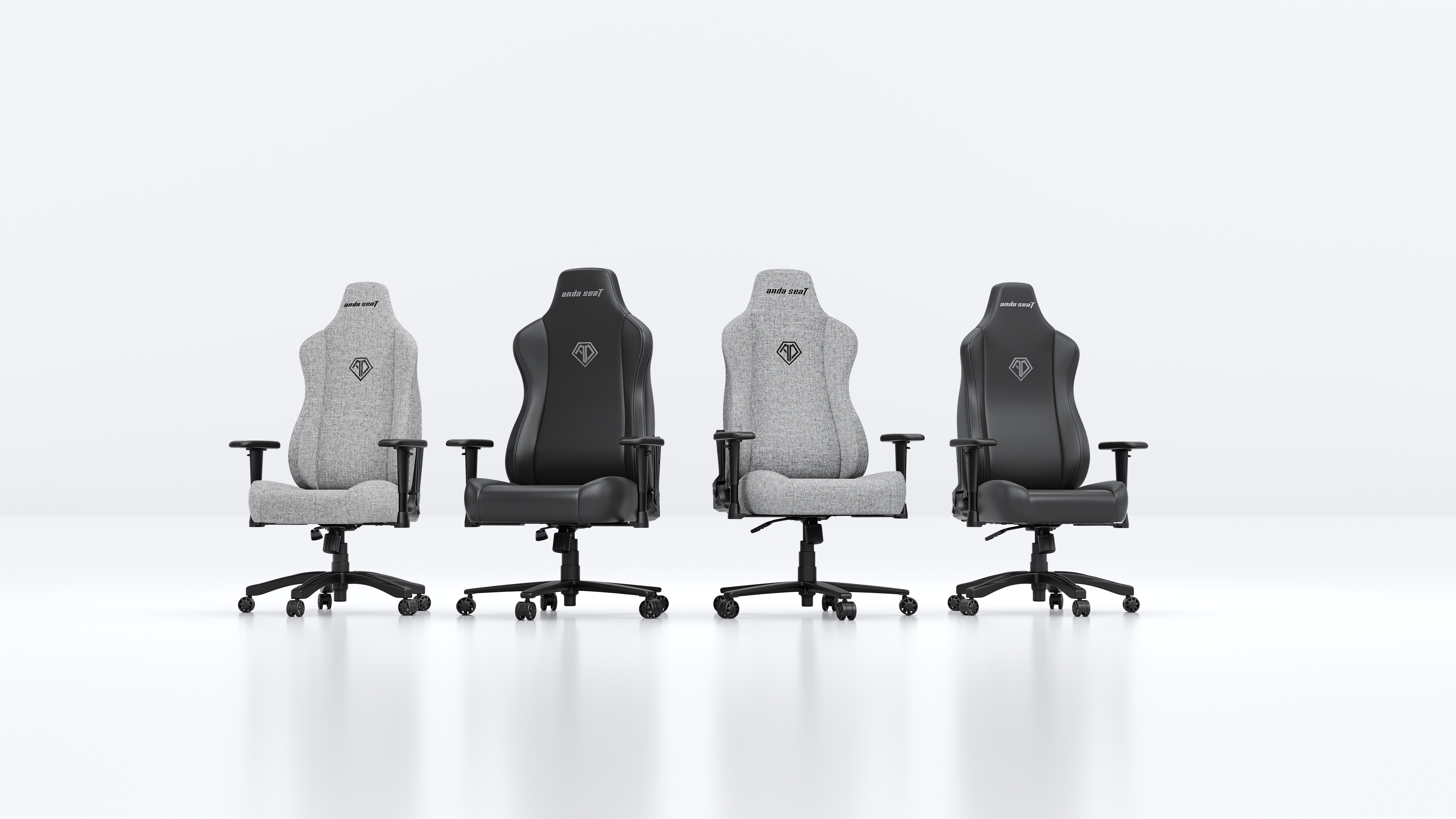 Ghế Gaming AndaSeat Novis Series Black AD23-L-01-B-PV