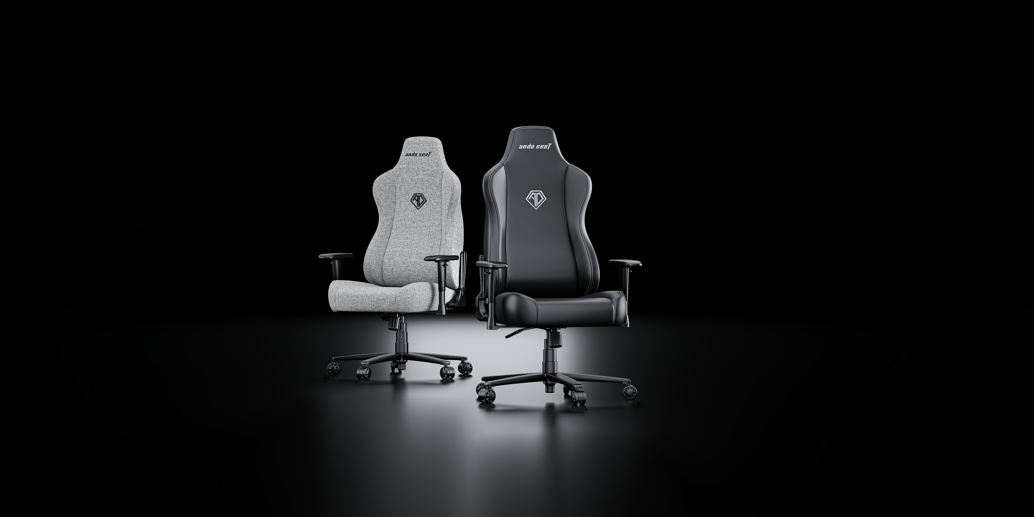 Ghế Gaming AndaSeat Novis Series Grey AD23-L-01-G-F