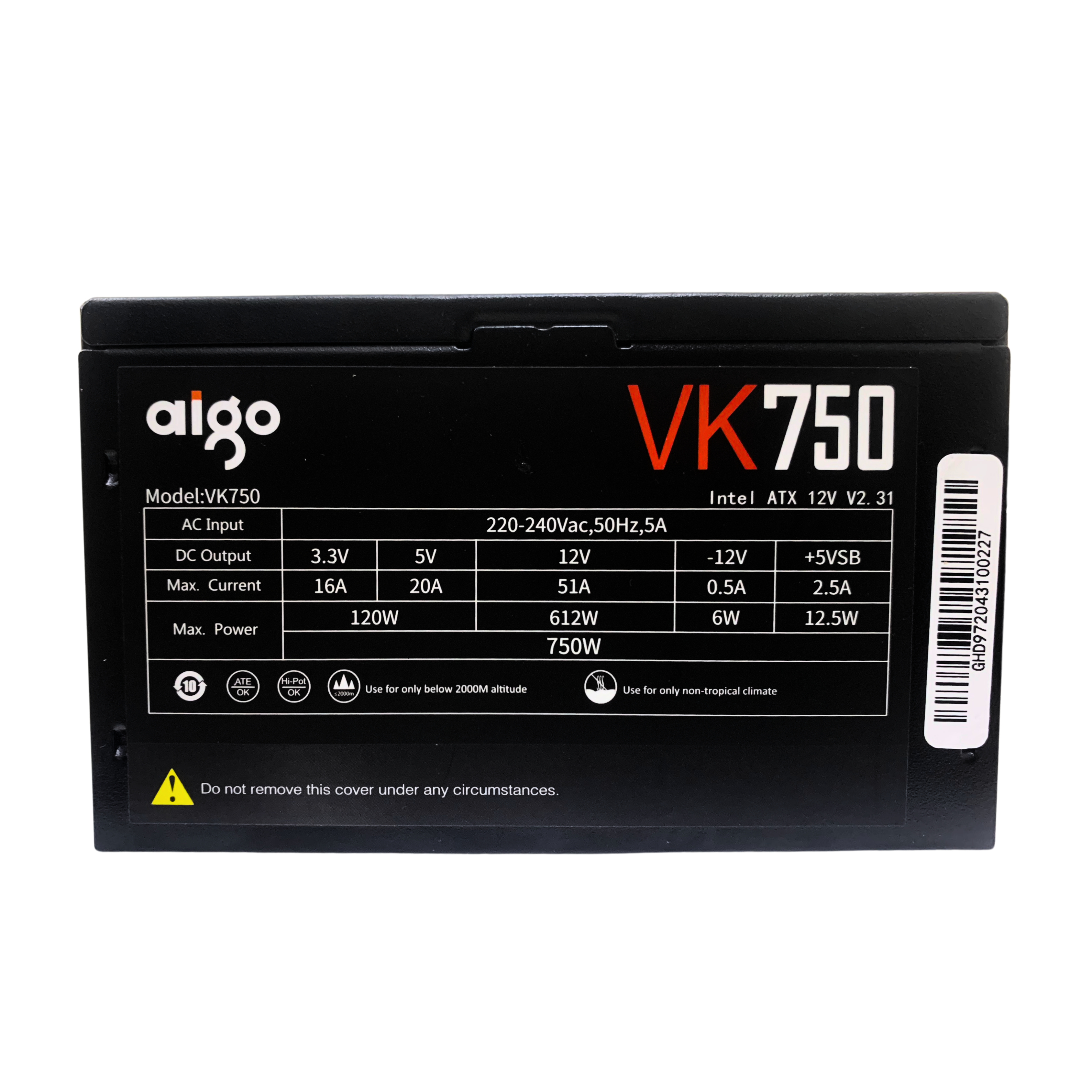 Nguồn máy tính AIGO VK750