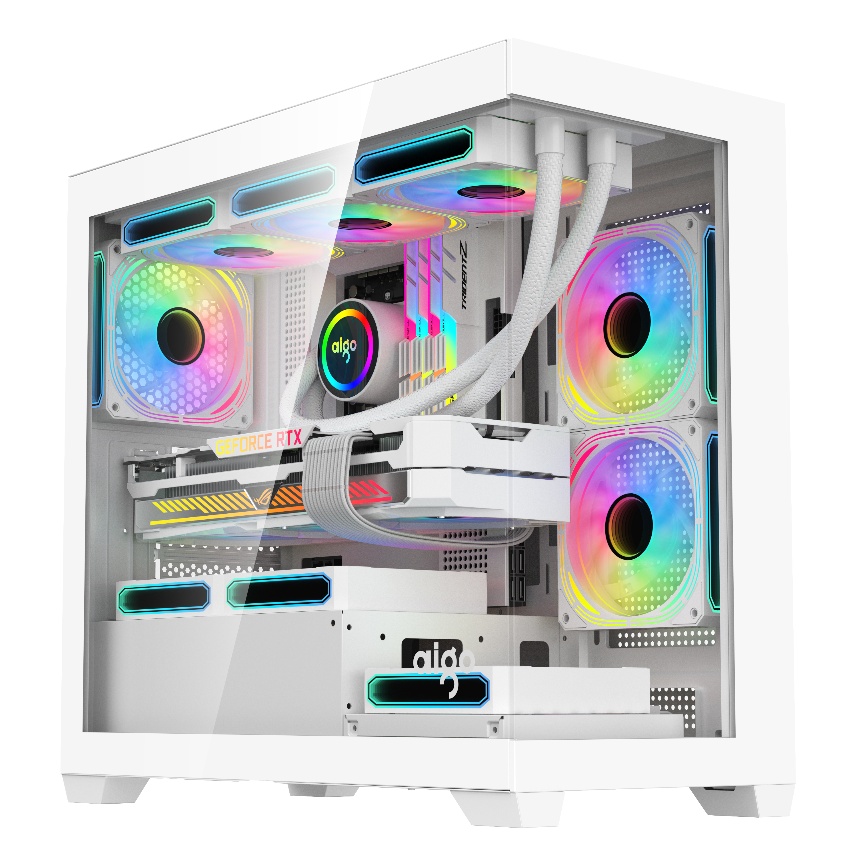 VỎ CASE GAMING M-ATX AIGO CM218