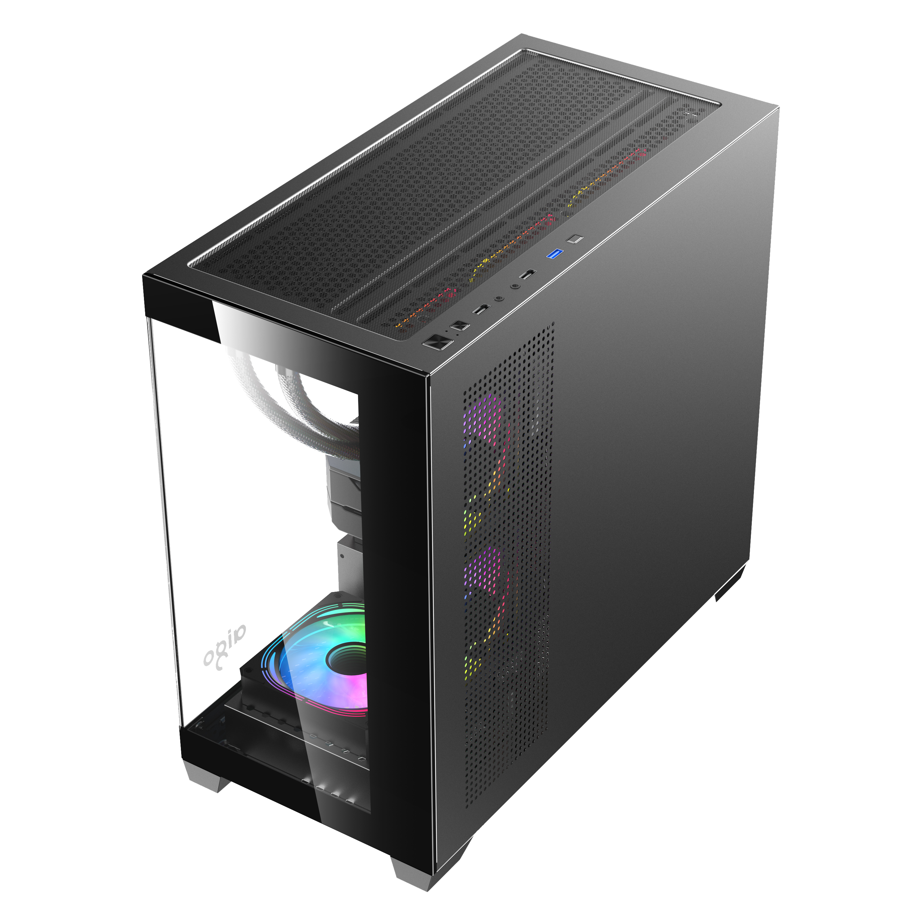 VỎ CASE GAMING M-ATX AIGO CM218