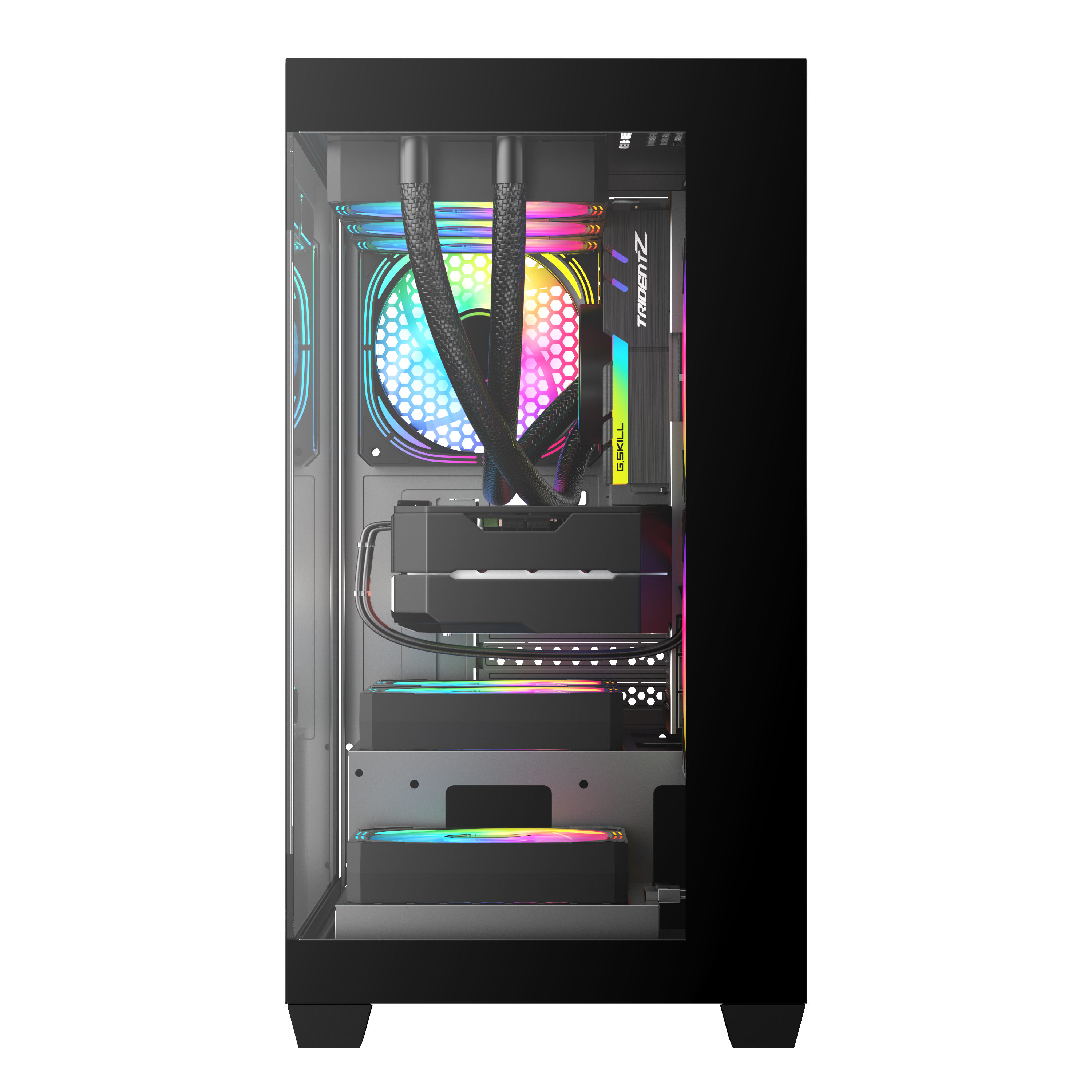 VỎ CASE GAMING M-ATX AIGO CM218 BLACK