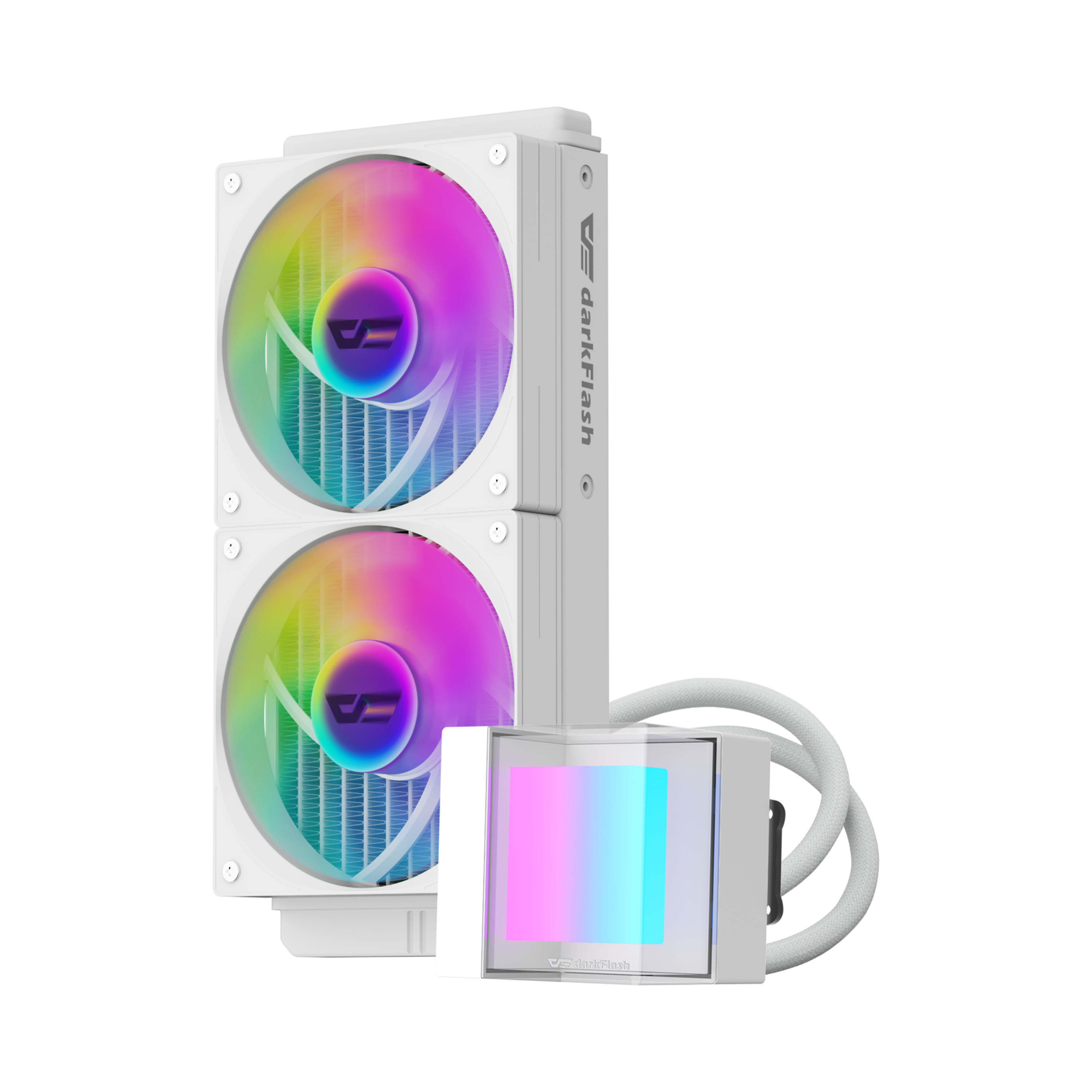 TẢN NHIỆT NƯỚC DARKFLASH CB240 WHITE