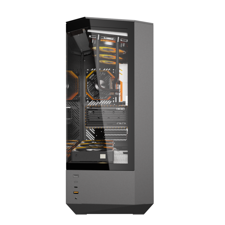 VỎ CASE PC DARKFLASH DY460 BLACK/WHITE