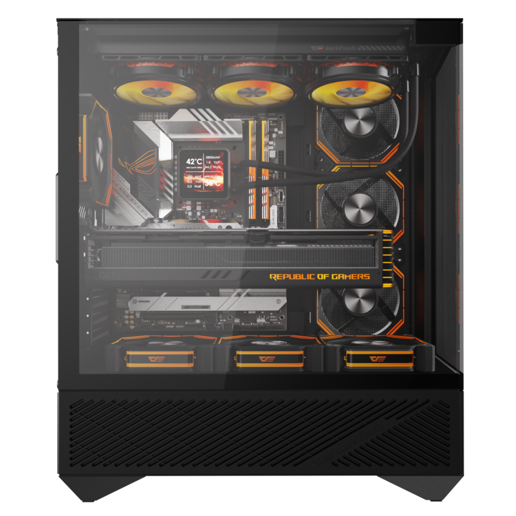 VỎ CASE PC DARKFLASH DY460 BLACK/WHITE