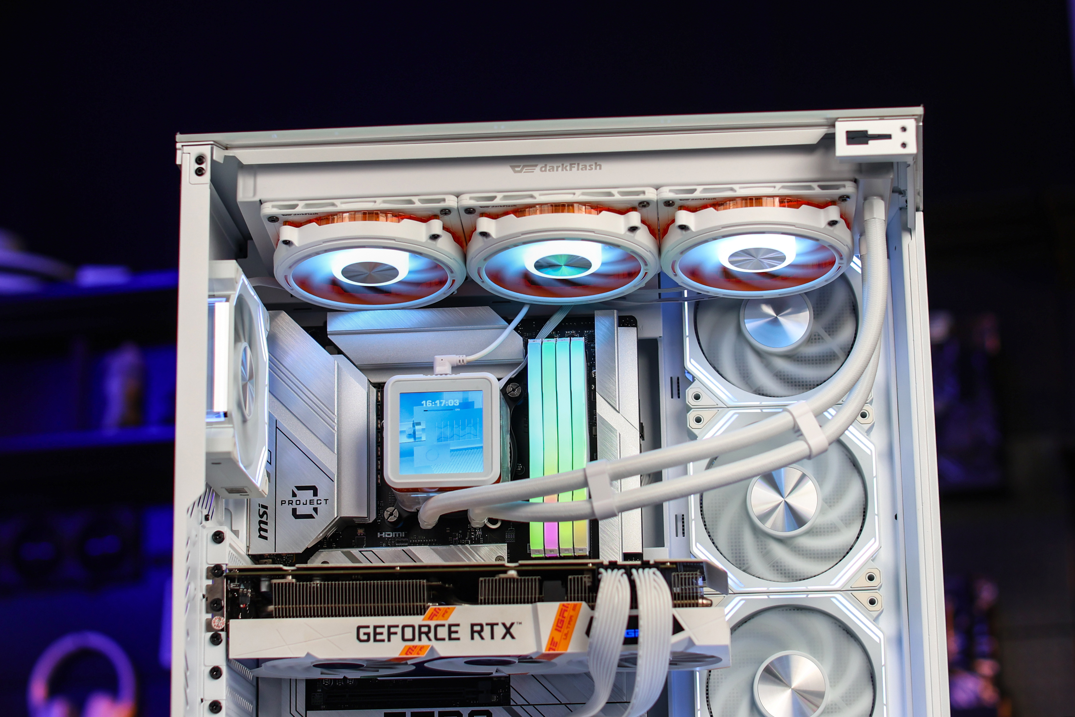 VỎ CASE PC DARKFLASH DY460 BLACK/WHITE