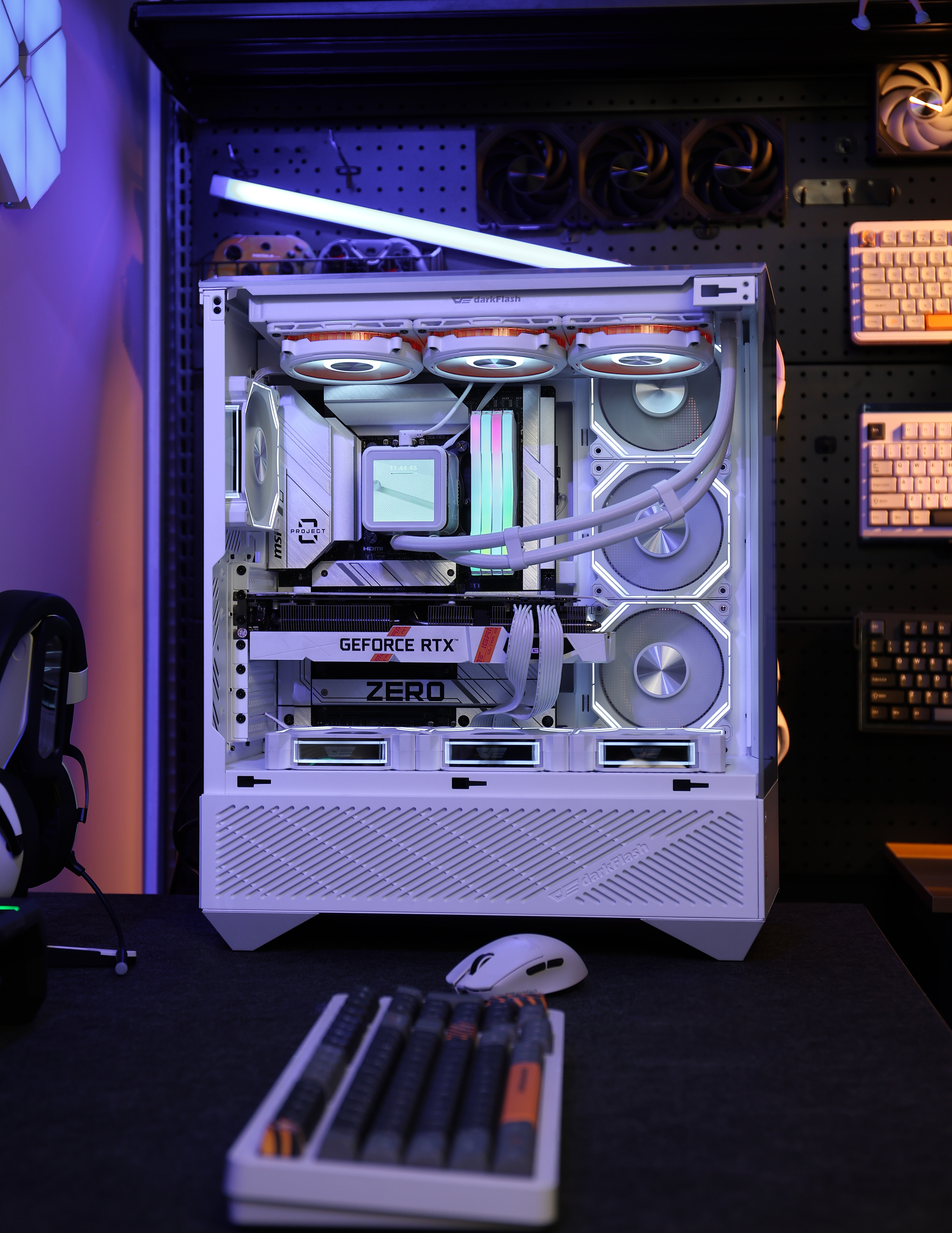 VỎ CASE PC DARKFLASH DY460 BLACK/WHITE