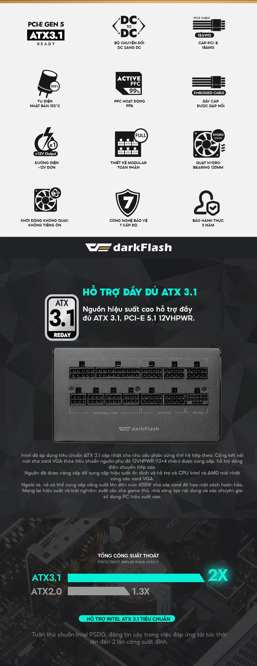 Nguồn Darkflash PMT850