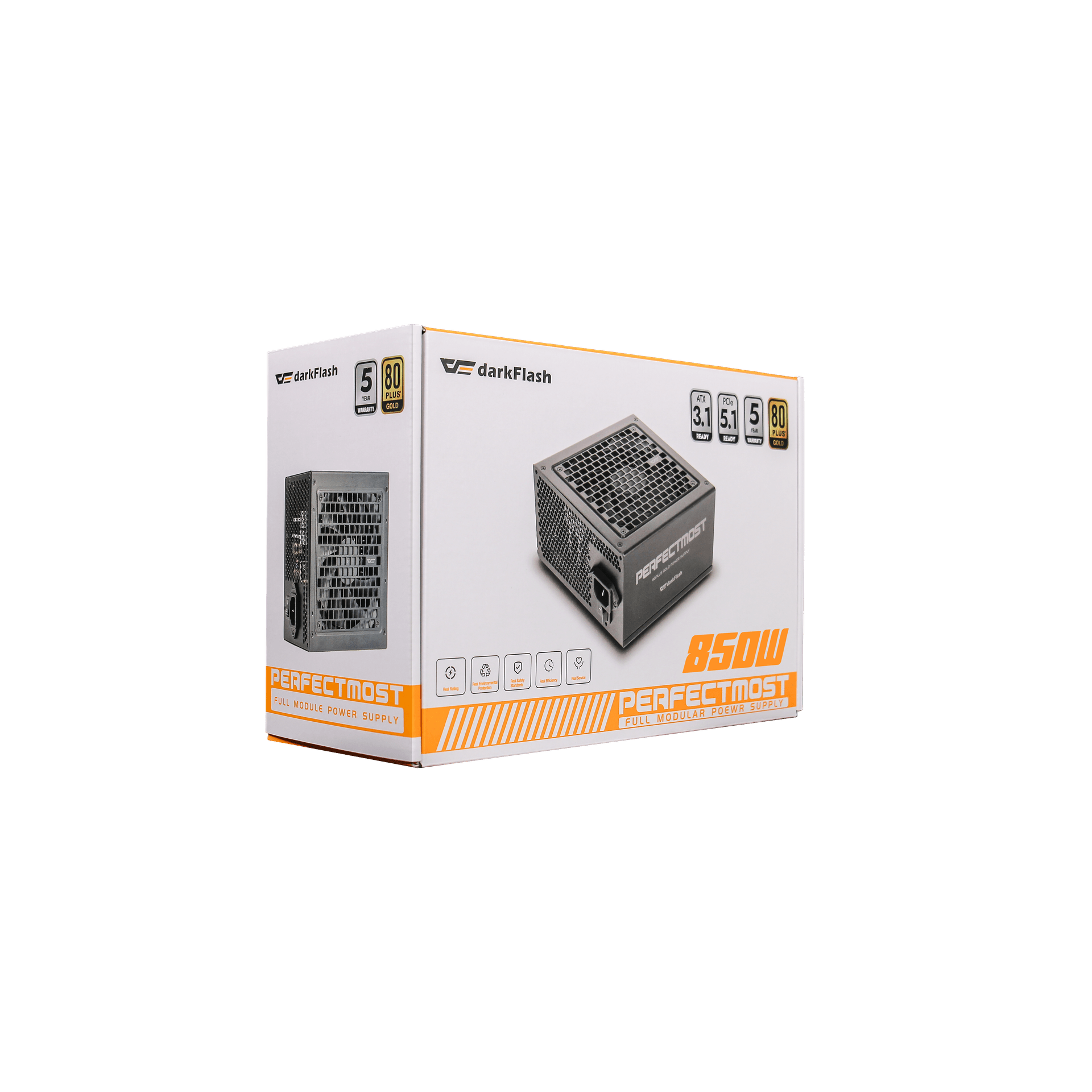NGUỒN DARKFLASH PMT 850 GOLD FULL MODULAR POWER SUPPLY