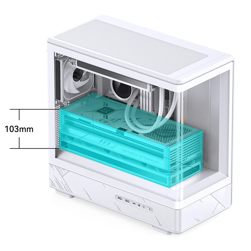 VỎ CASE PC JONSBO M-ATX D200 BLACK/WHITE VỎ CASE PC JONSBO M-ATX D200 BLACK/WHITE