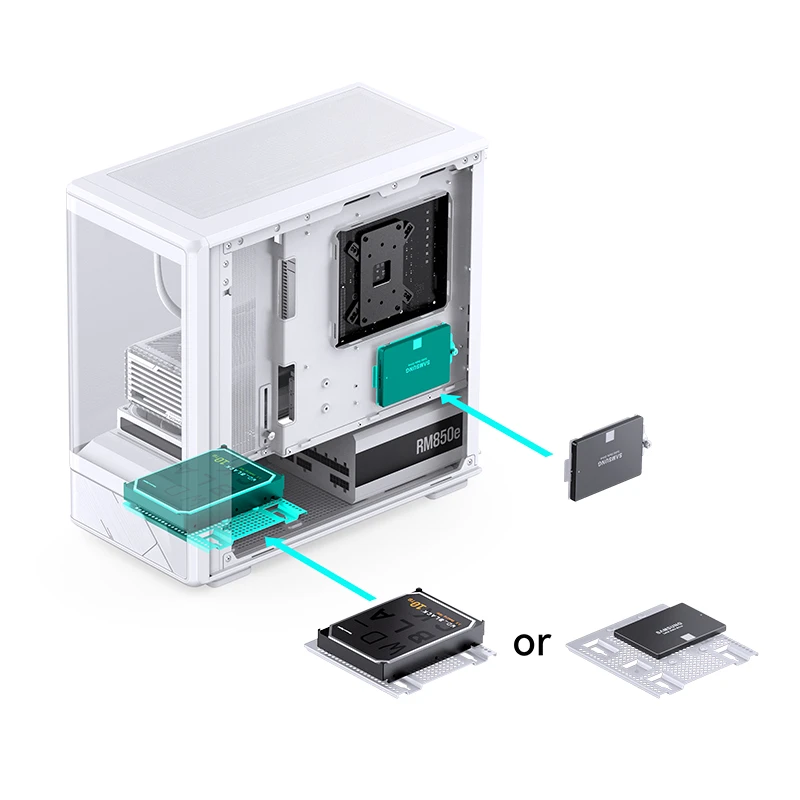 VỎ CASE PC JONSBO M-ATX D200 BLACK/WHITE VỎ CASE PC JONSBO M-ATX D200 BLACK/WHITE