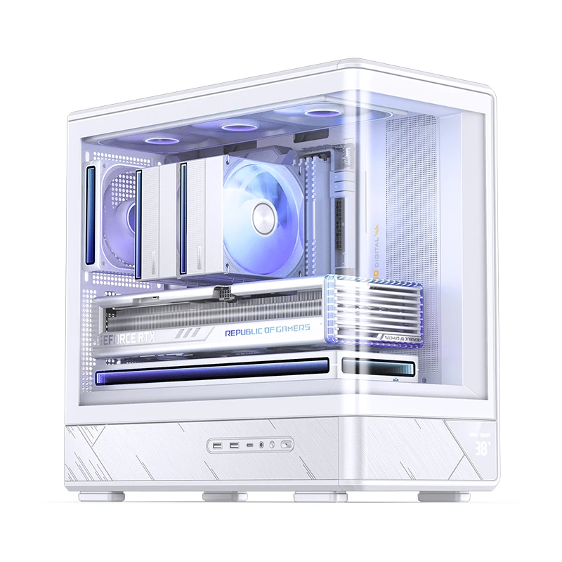 VỎ CASE PC JONSBO M-ATX D200 BLACK/WHITE VỎ CASE PC JONSBO M-ATX D200 BLACK/WHITE