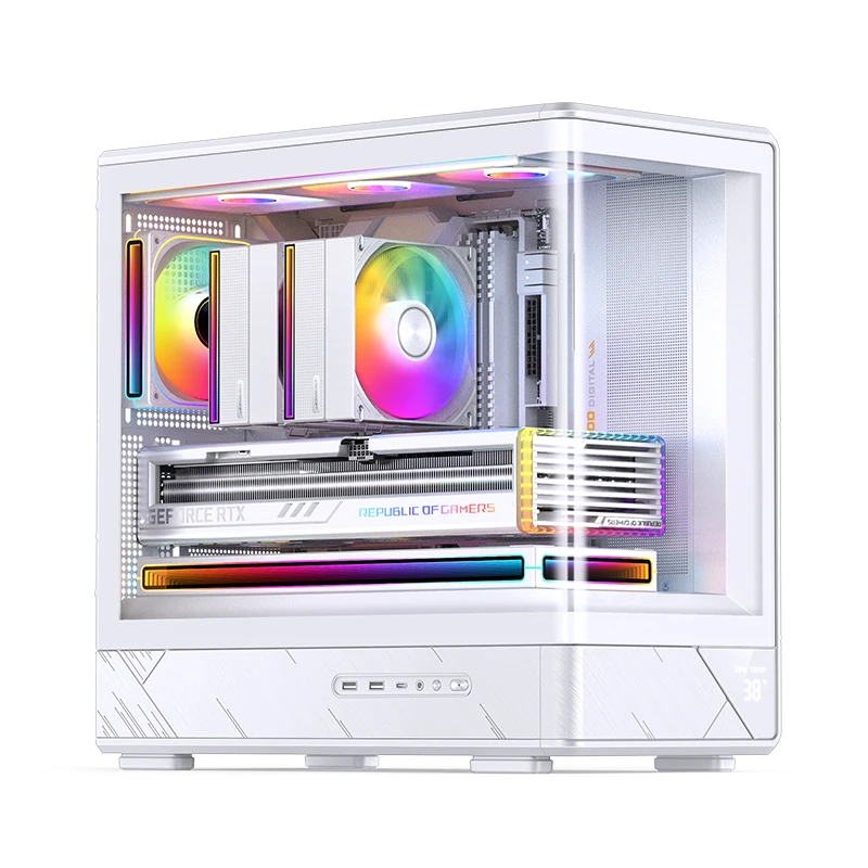 VỎ CASE PC JONSBO M-ATX D200 BLACK/WHITE VỎ CASE PC JONSBO M-ATX D200 BLACK/WHITE