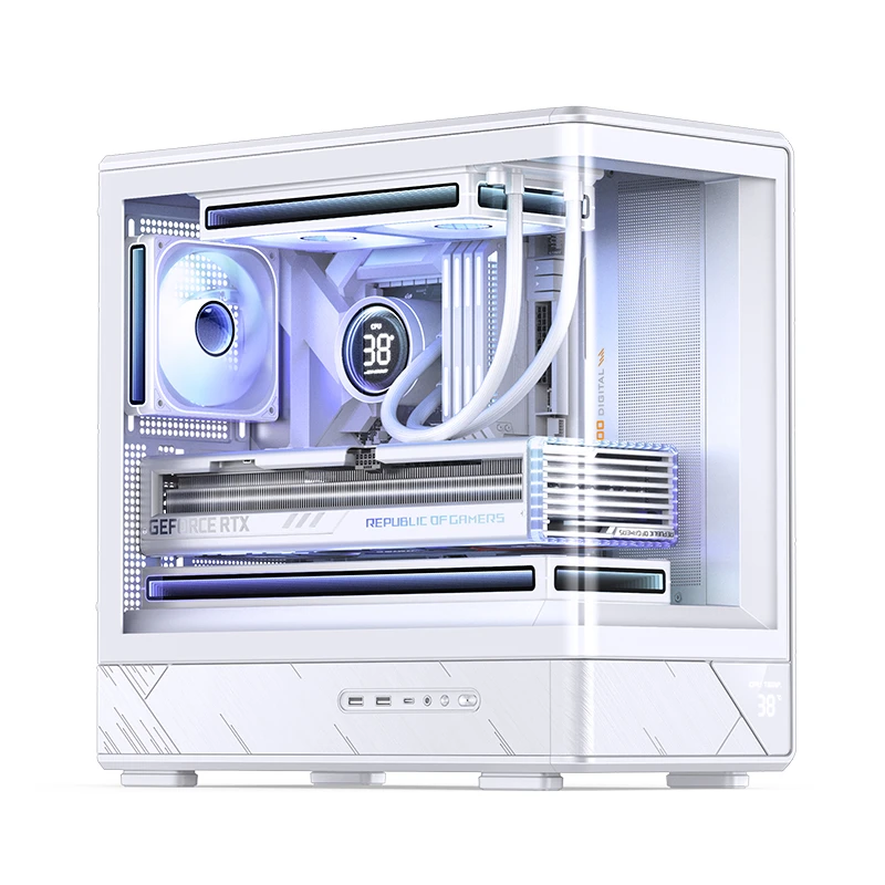 VỎ CASE PC JONSBO M-ATX D200 BLACK/WHITE VỎ CASE PC JONSBO M-ATX D200 BLACK/WHITE