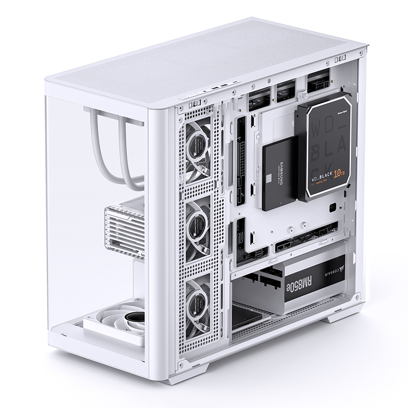 VỎ CASE PC JONSBO D300 BLACK/WHITE