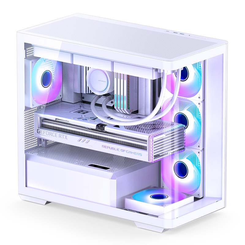 VỎ CASE PC JONSBO D300 BLACK/WHITE