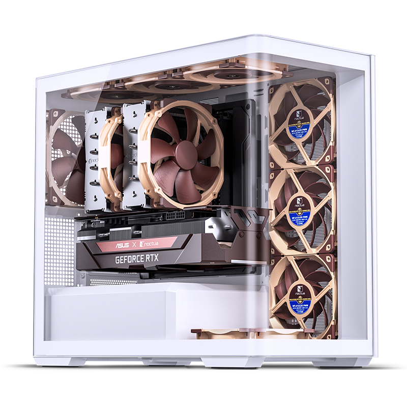 VỎ CASE PC JONSBO D300 BLACK/WHITE