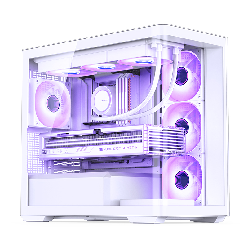 VỎ CASE PC JONSBO D300 BLACK/WHITE
