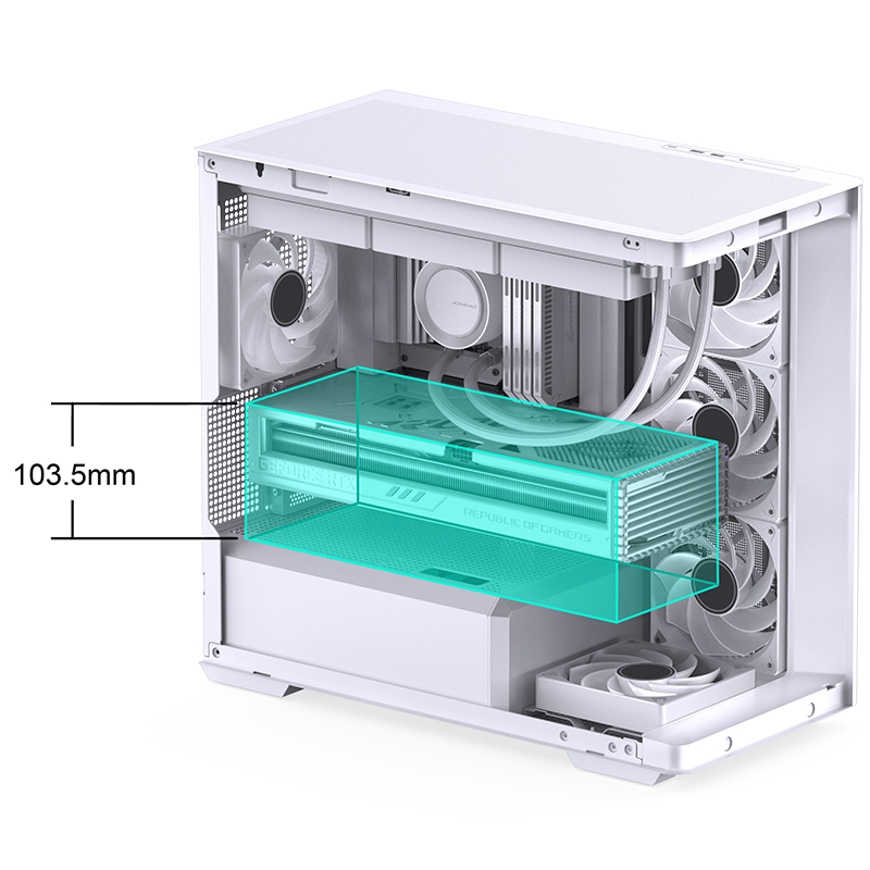 VỎ CASE PC JONSBO D300 BLACK/WHITE