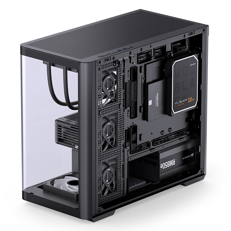 VỎ CASE PC JONSBO D300 BLACK/WHITE