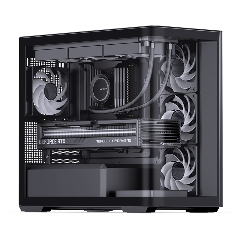 VỎ CASE PC JONSBO D300 BLACK/WHITE