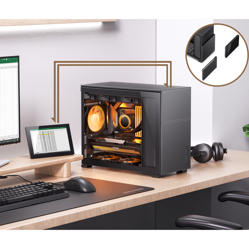 VỎ CASE PC JONSBO D31 MESH SCREEN BLACK