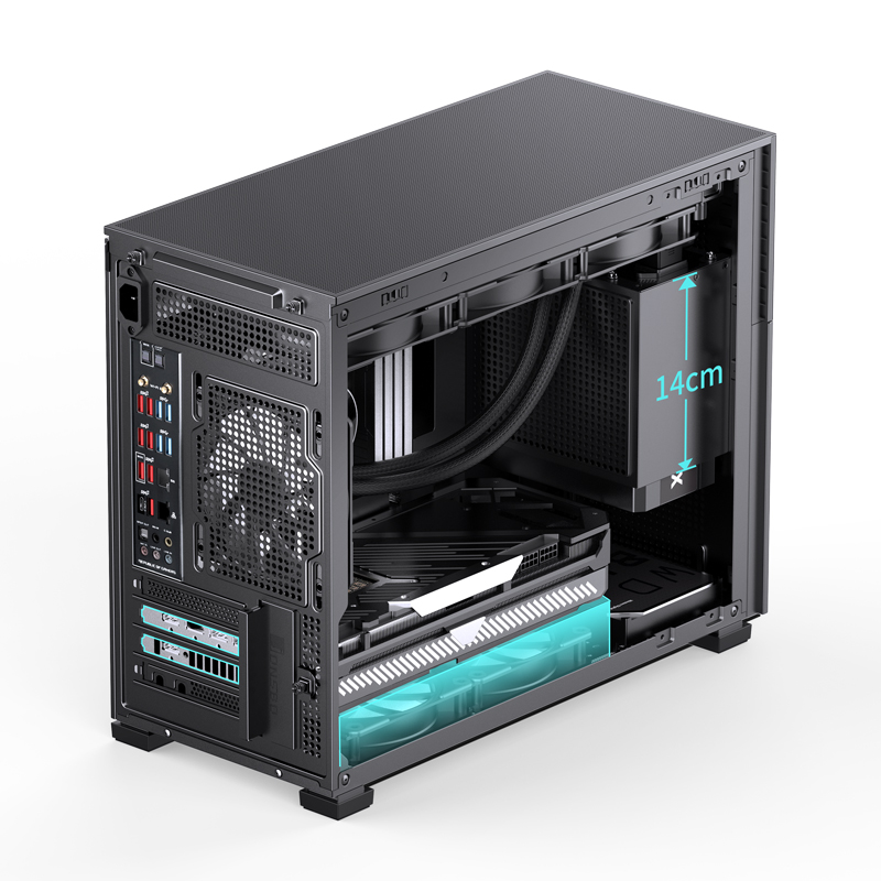 VỎ CASE PC JONSBO D31 MESH SCREEN BLACK