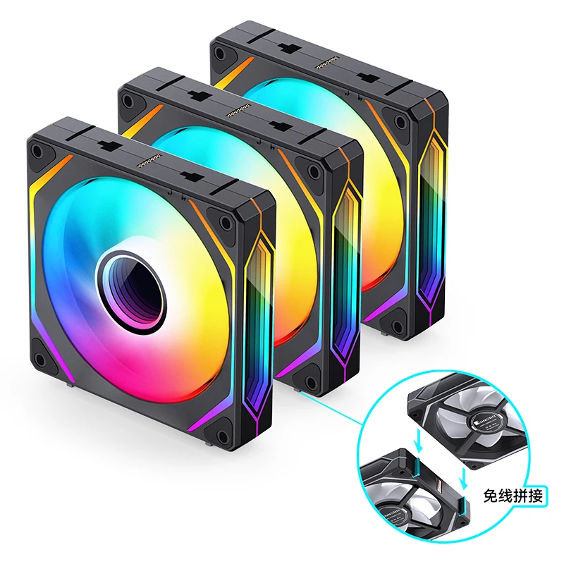 QUẠT TẢN NHIỆT JONSBO SL-120B ARGB BLACK/WHITE