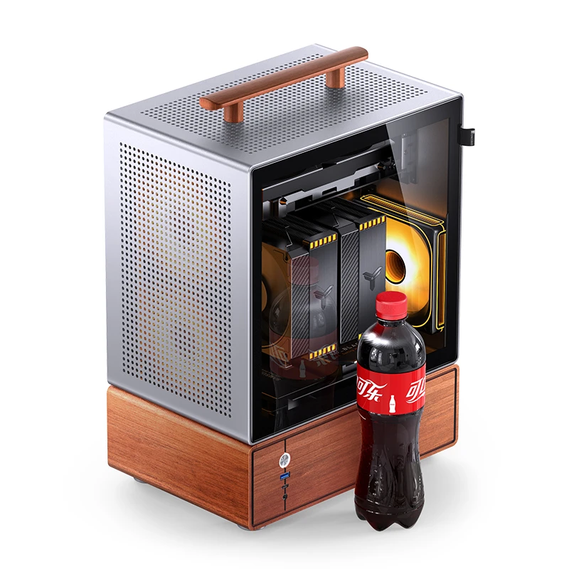 VỎ CASE PC JONSBO T7 BLACK/SILVER