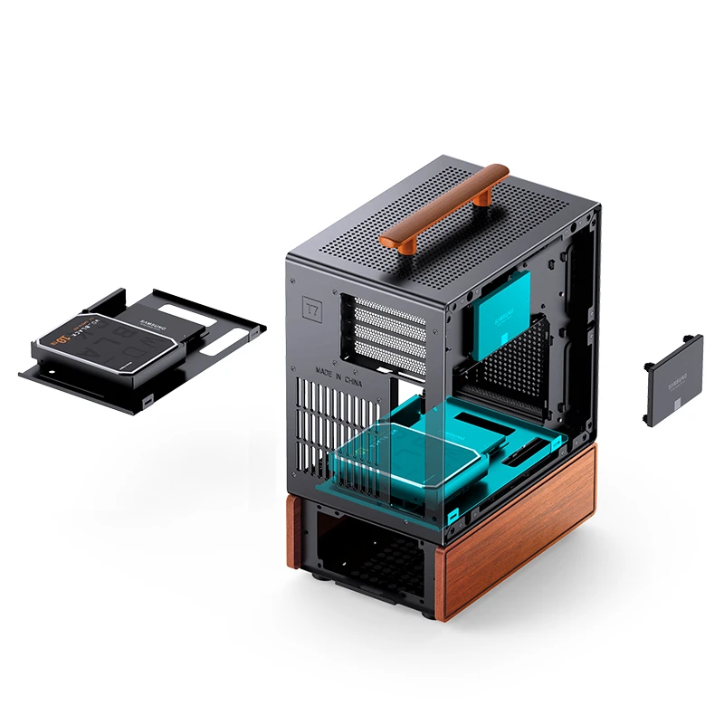 VỎ CASE PC JONSBO T7 BLACK/SILVER VỎ CASE PC JONSBO T7 BLACK/SILVER