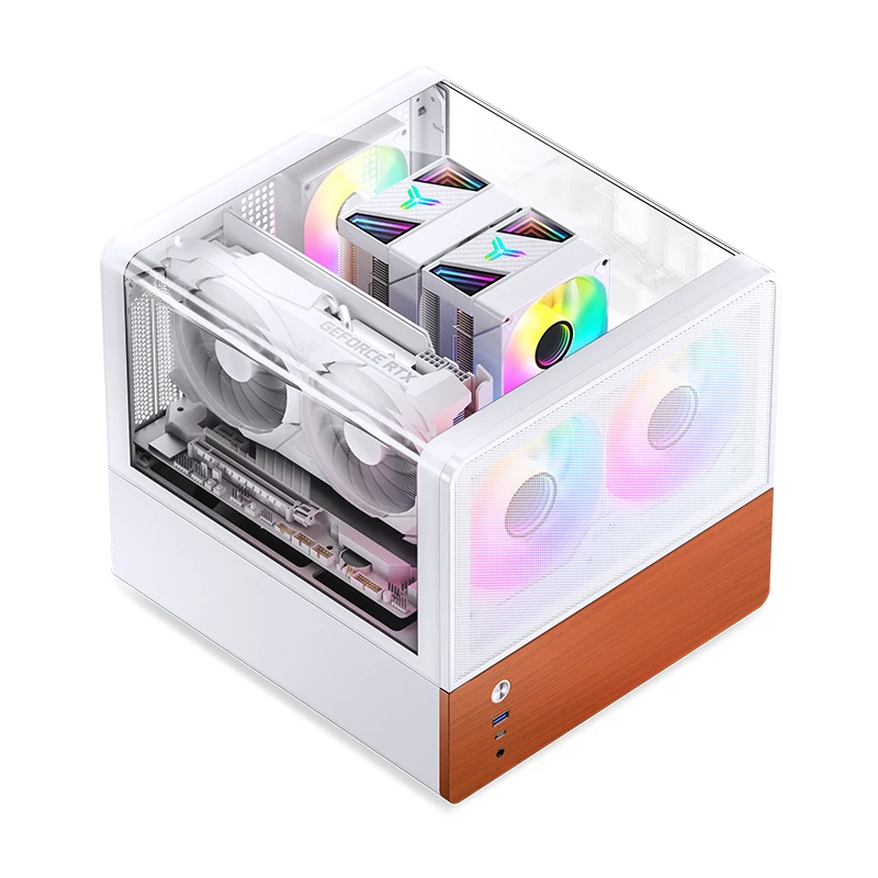 VỎ CASE PC JONSBO V12 BLACK/WHITE