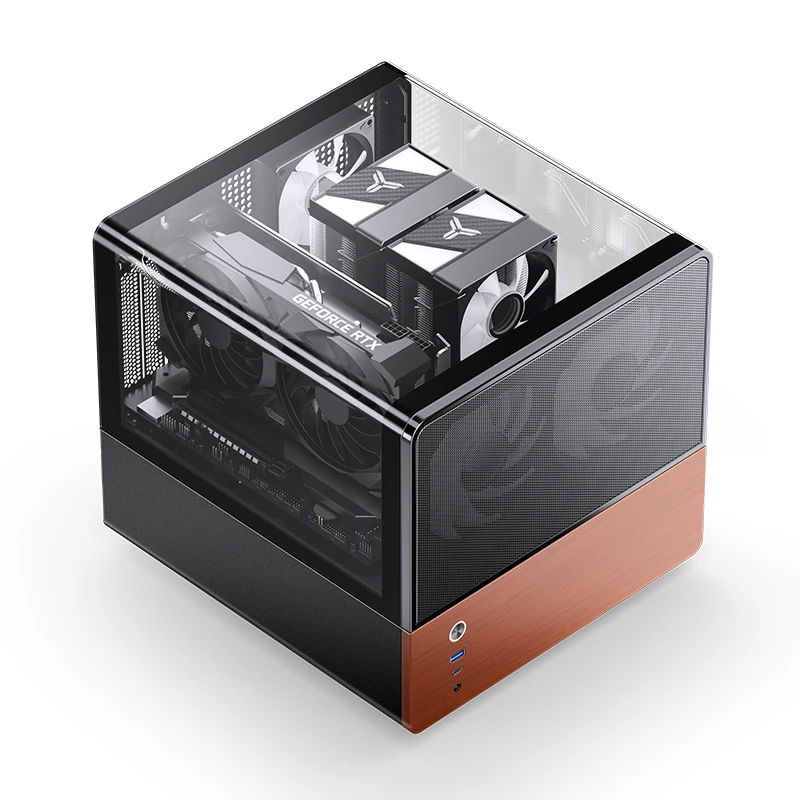 VỎ CASE PC JONSBO V12 BLACK/WHITE