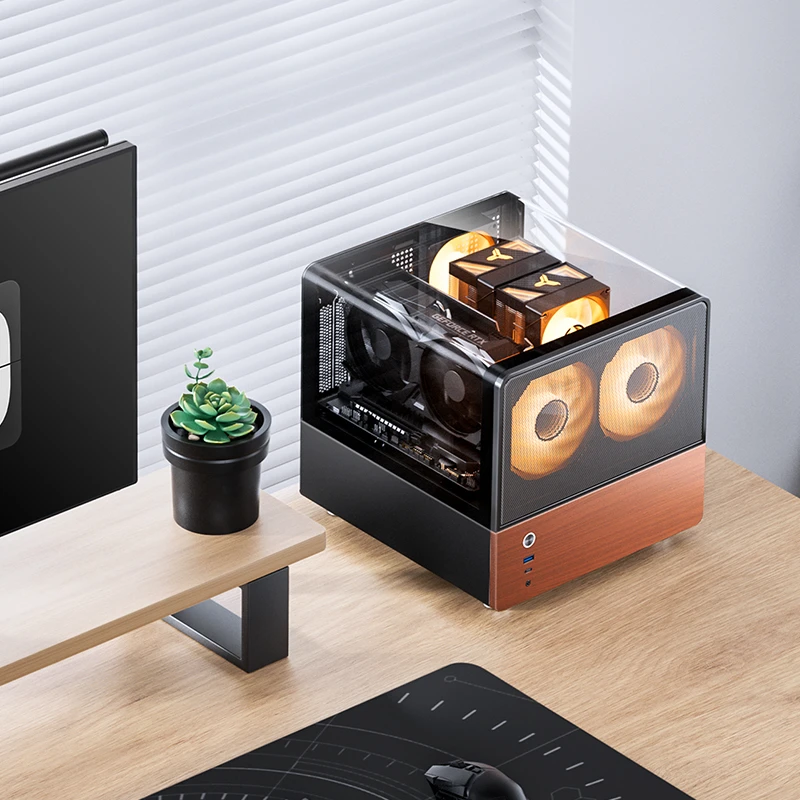 VỎ CASE PC JONSBO V12 BLACK/WHITE