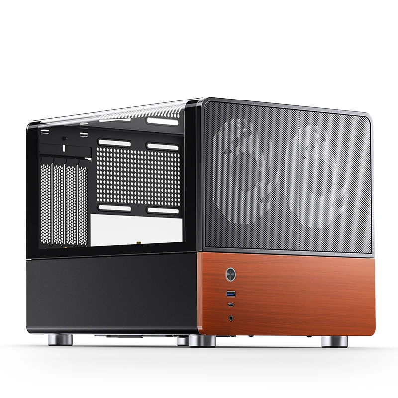 VỎ CASE PC JONSBO V12 BLACK/WHITE