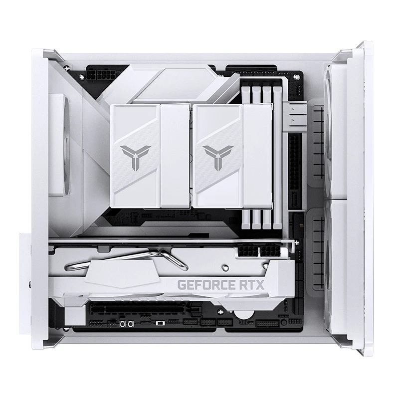 VỎ CASE PC JONSBO V12 BLACK/WHITE