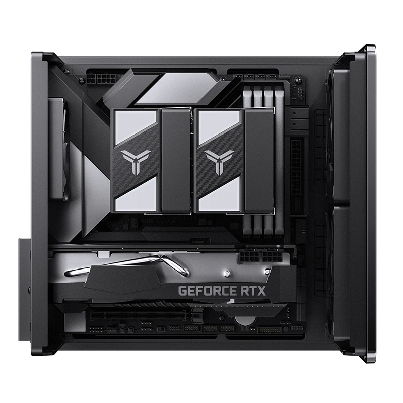 VỎ CASE PC JONSBO V12 BLACK/WHITE