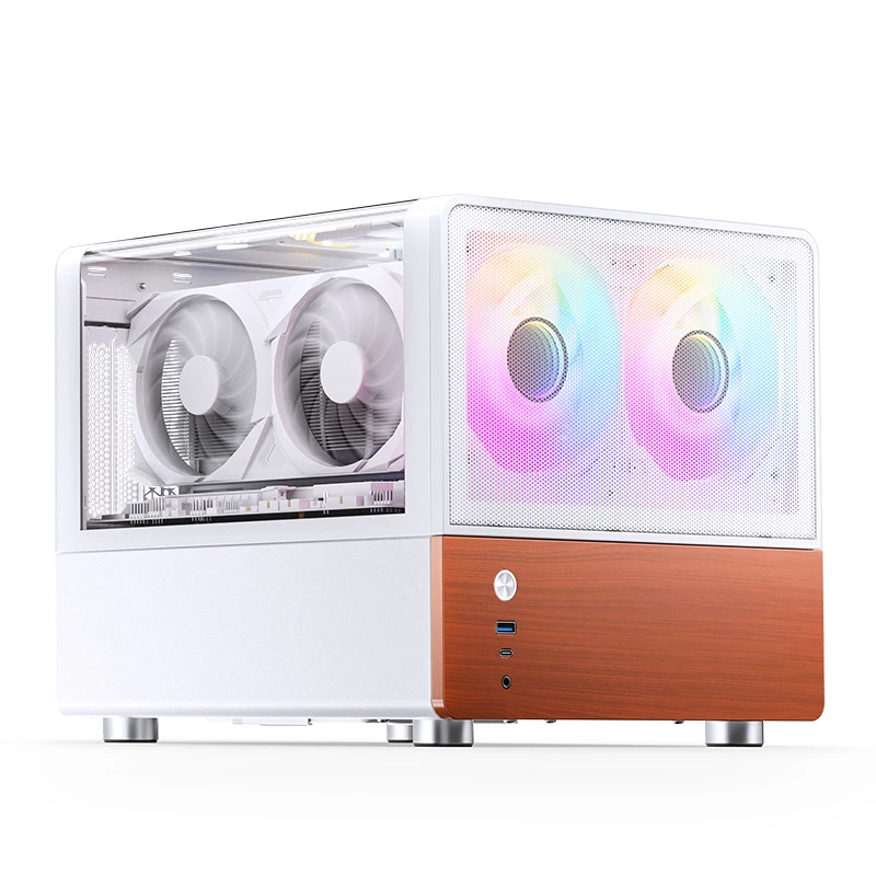 VỎ CASE PC JONSBO V12 BLACK/WHITE