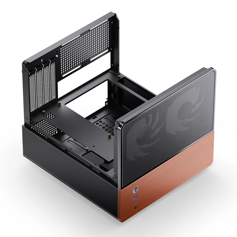 VỎ CASE PC JONSBO V12 BLACK/WHITE