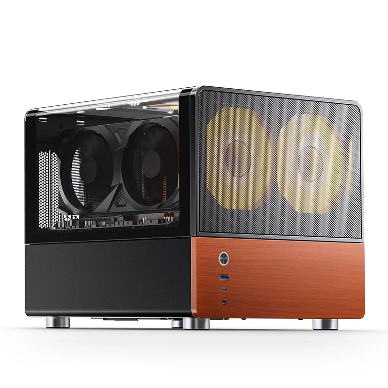 VỎ CASE PC JONSBO V12 BLACK/WHITE