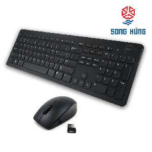 Dell Wireless Keyboard and Mouse (English) KM636 - Black