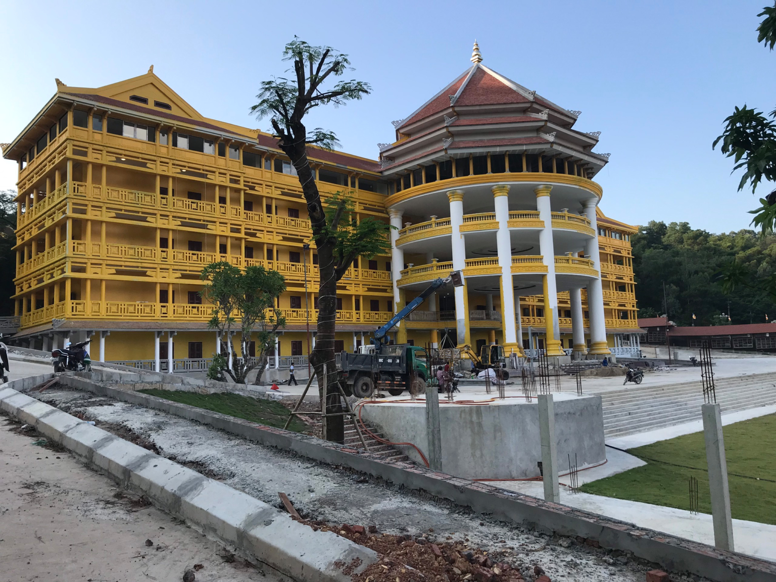 Công trình thi công tại Học viện Phật Giáo Việt Nam - Hà Nội