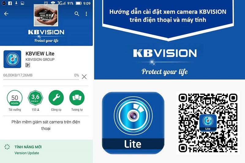 Phần mềm KBVIEW Lite cho hãng camera KBVISION