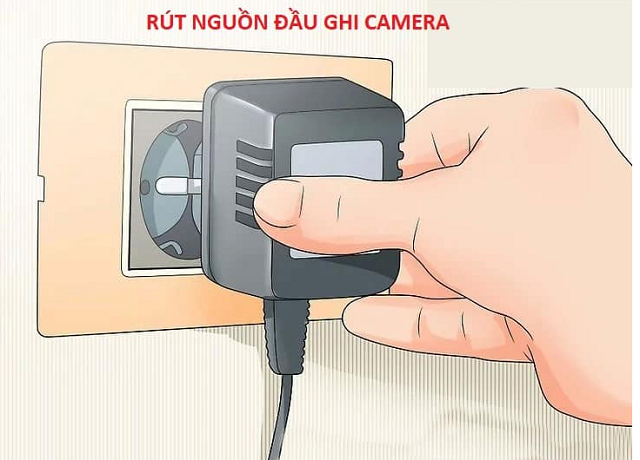 Rút nguồn đầu ghi là cách tắt camera giám sát nhanh chóng nhất